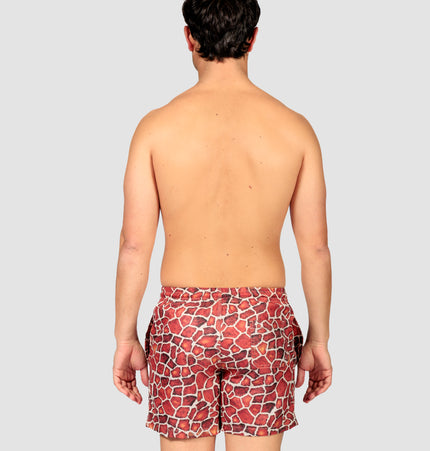Costume uomo a boxer corto Giraffato