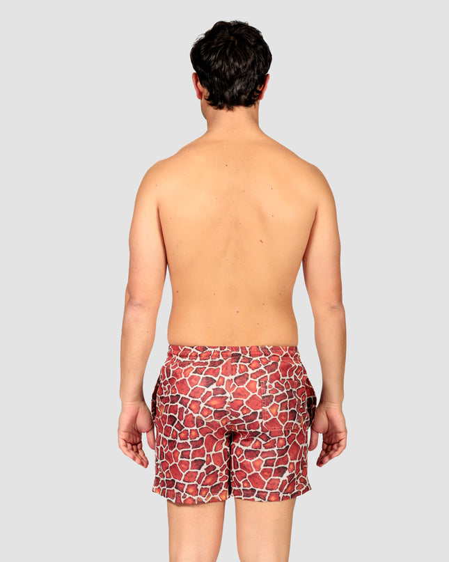Costume uomo a boxer corto Giraffato