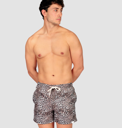 Costume uomo a boxer corto Leopardato