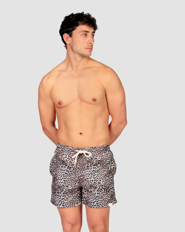 Costume uomo a boxer corto Leopardato