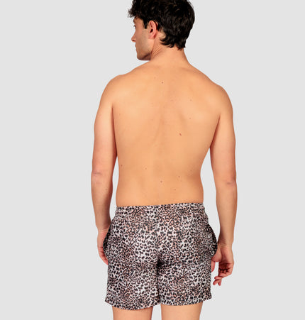 Costume uomo a boxer corto Leopardato