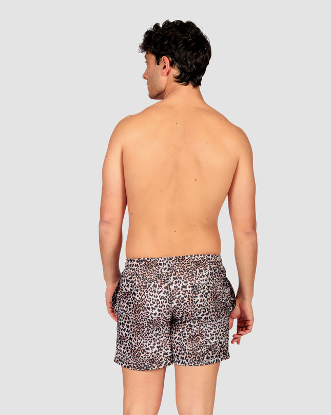 Costume uomo a boxer corto Leopardato