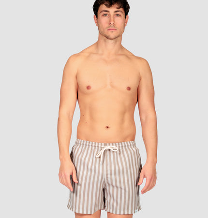 Costume uomo a boxer corto Gallipoli Beige