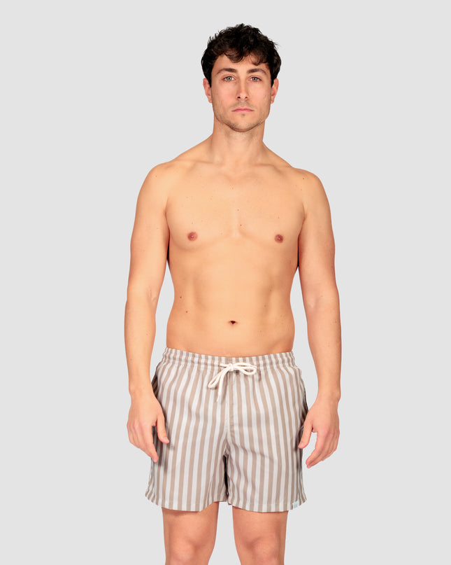 Costume uomo a boxer corto Gallipoli Beige