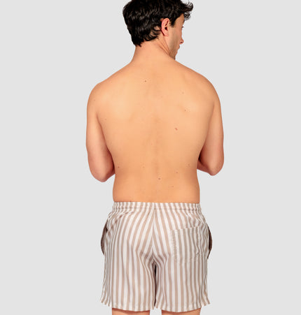 Costume uomo a boxer corto Gallipoli Beige