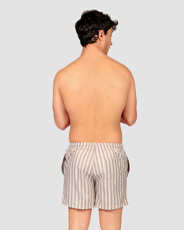 Costume uomo a boxer corto Gallipoli Beige