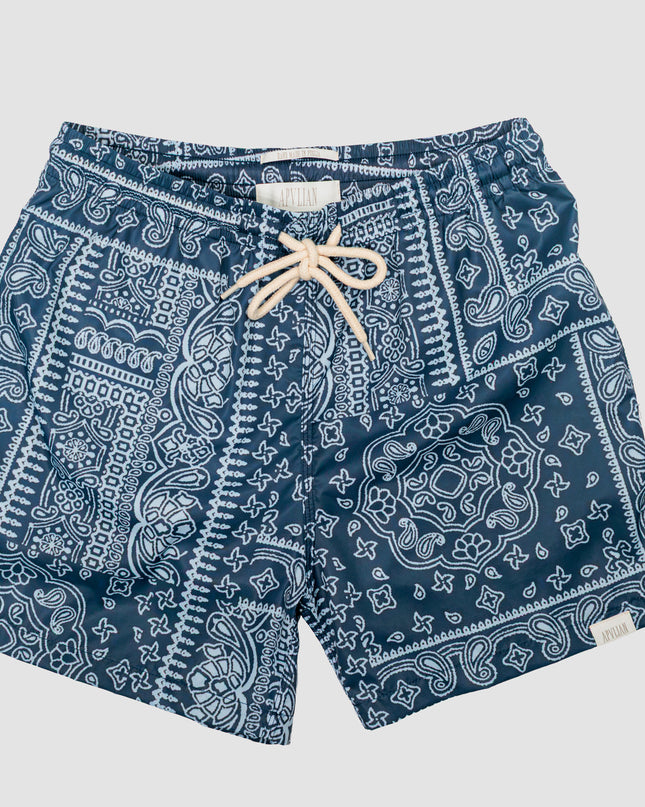 Costume uomo a boxer corto Lecce Blu