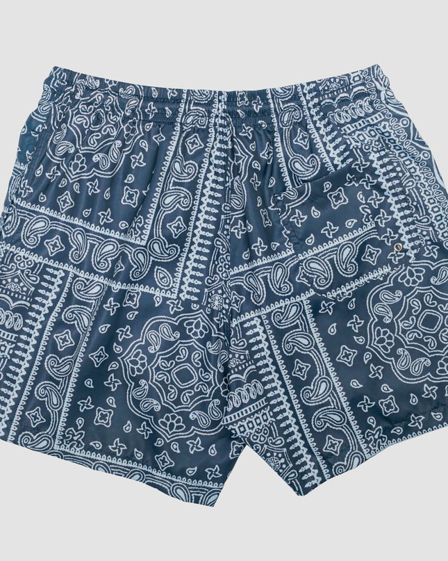 Costume uomo a boxer corto Lecce Blu