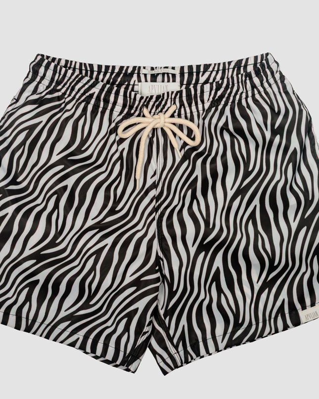 Costume uomo a boxer corto Zebrato