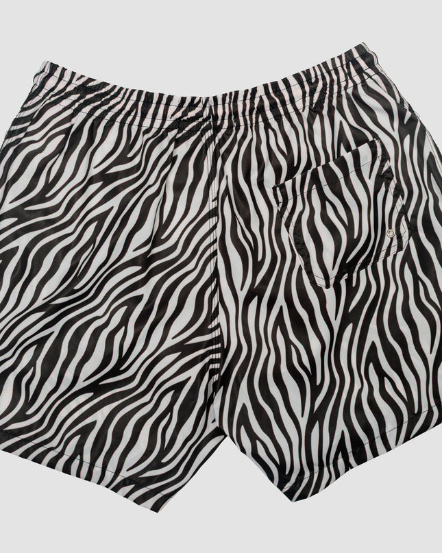 Costume uomo a boxer corto Zebrato